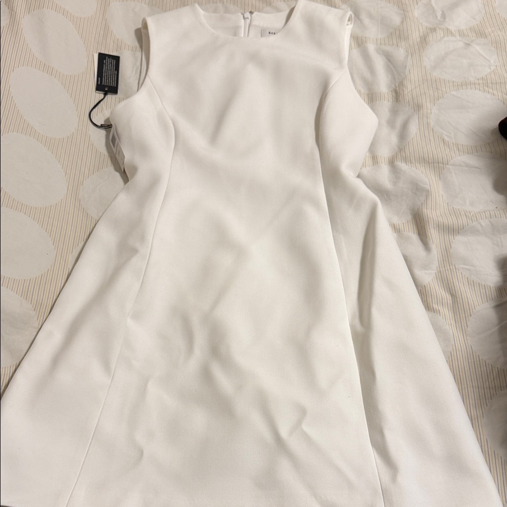 Aritzia Elegant White Mini Dress